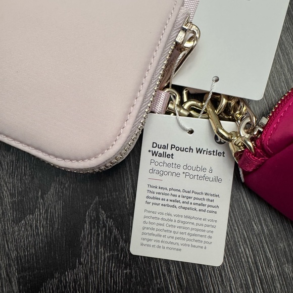 Lululemon Dual Pouch Wristlet Wallet - Blissful Pink/Calypso Pink - Picture 10 of 16